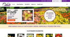Desktop Screenshot of oakesdaylilies.com