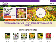 Tablet Screenshot of oakesdaylilies.com